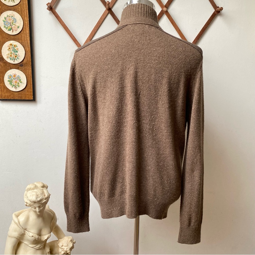 Banana Republic Wool Knit Brown Sweater Jacket - Picture 7 of 12